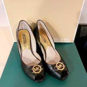 Michael Kors Rochelle Wedge leather black 6M